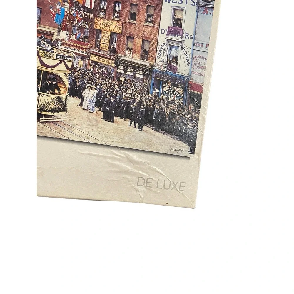 Waddingtons Vintage London Tram Scene 500 Piece Jigsaw Puzzle De Luxe 1996